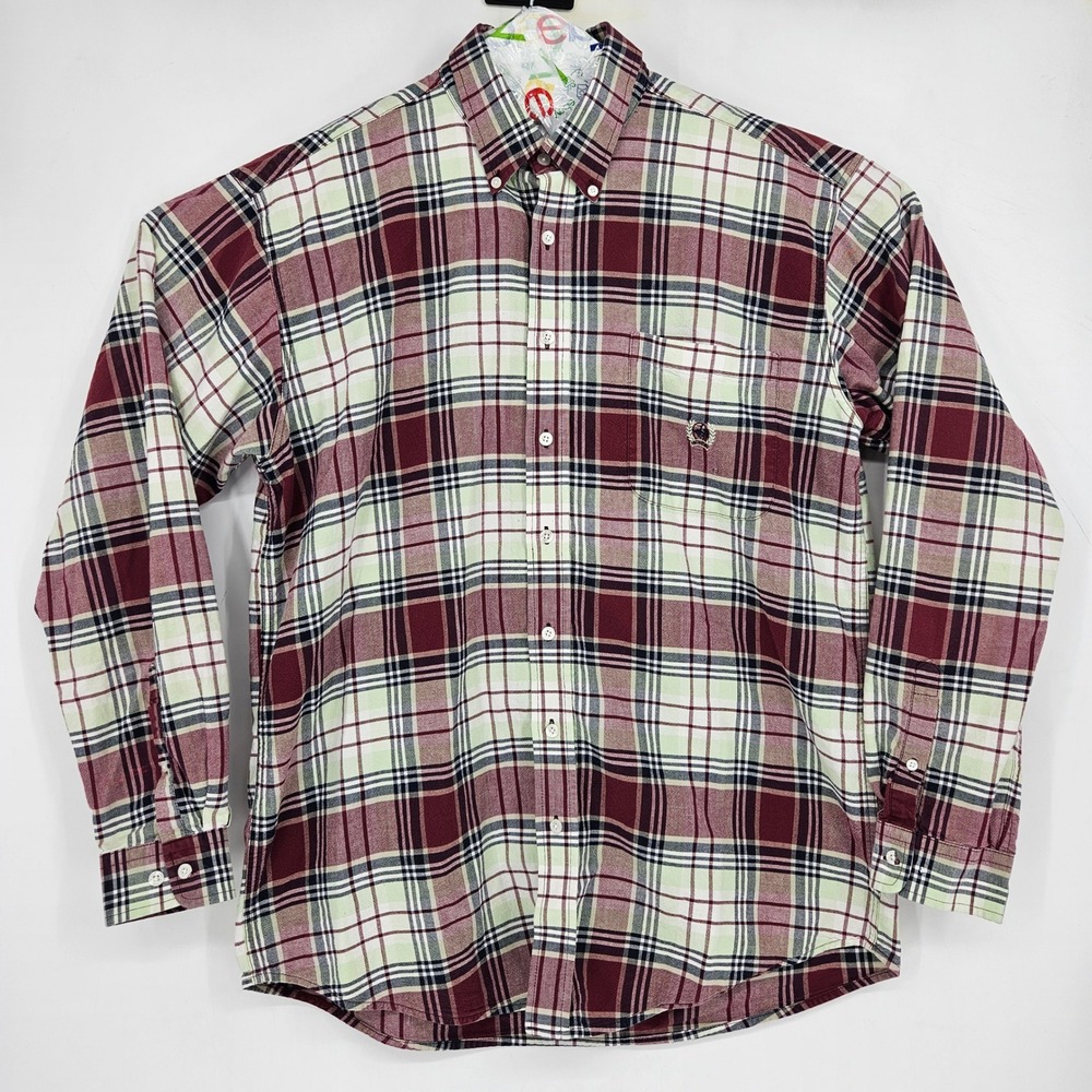 Cinch Shirt Mens Large Plaid Western Button Down Cowboy Long Sleeve FLAWS